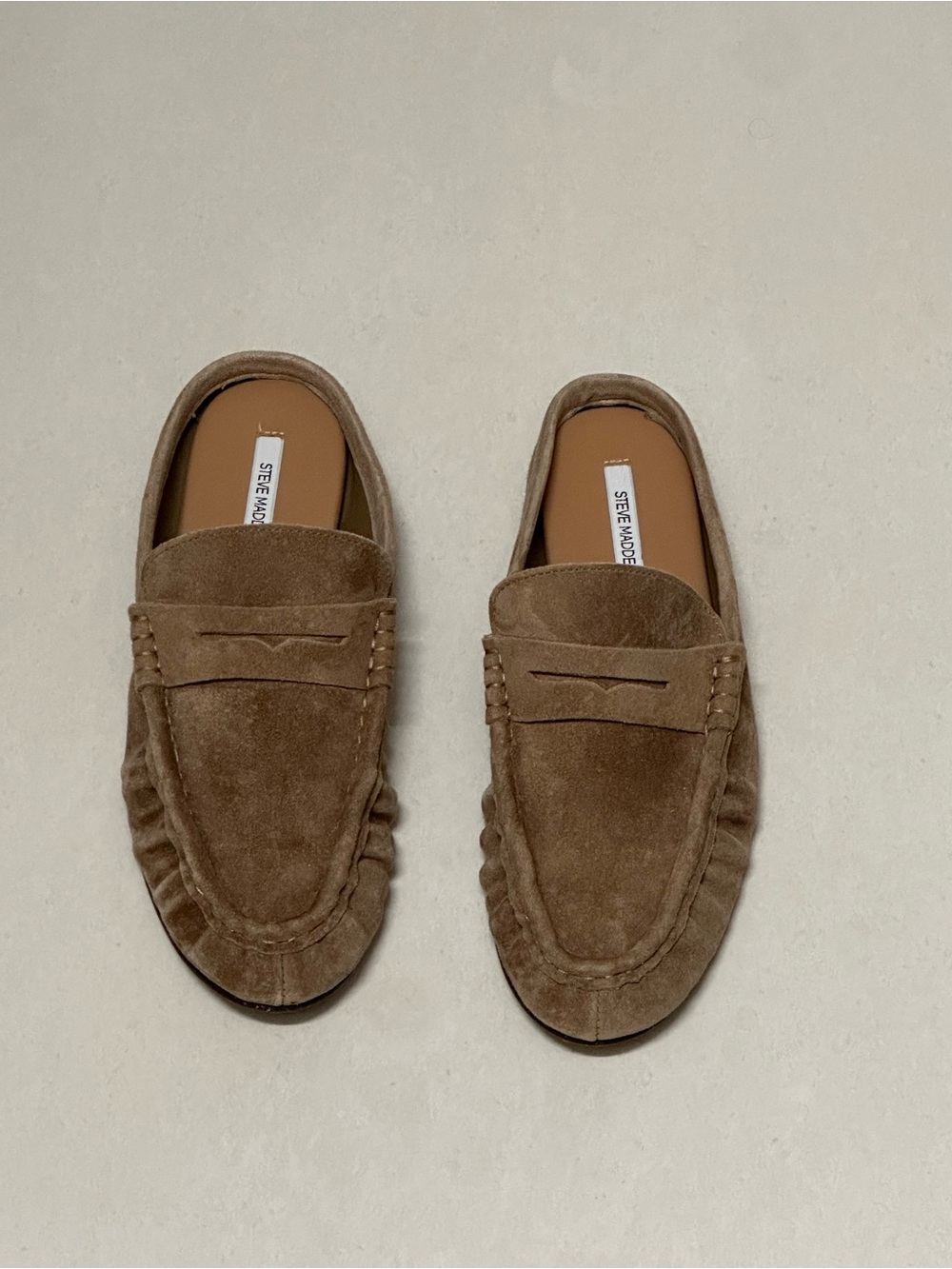 Steve Madden Women Brown Suede Mules Size 8